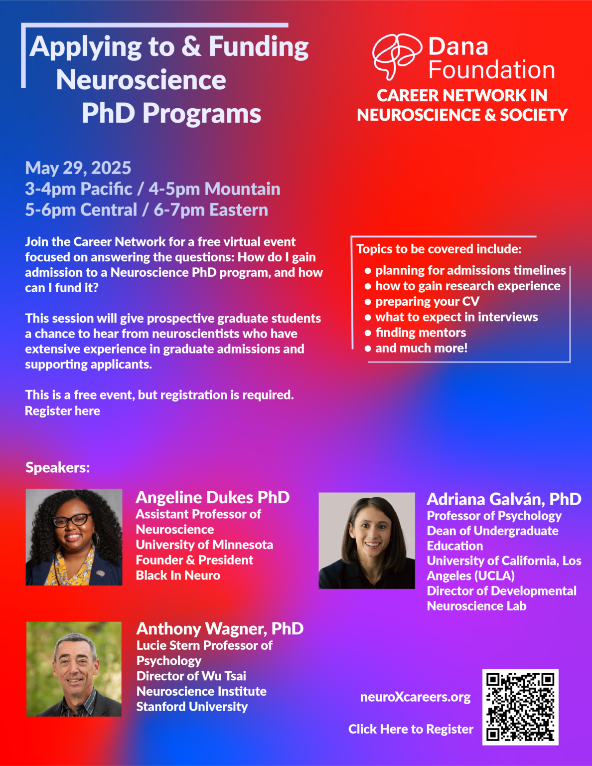 Applying to & Funding for Neuroscience PhD Programs
