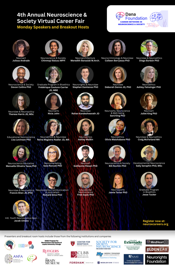 Career fair speakers and breakout hosts